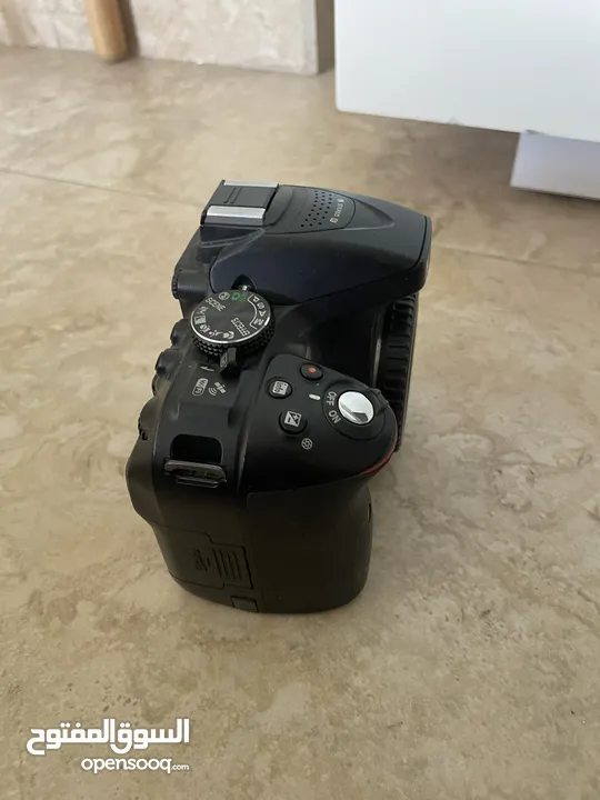 كاميرا نيكون d5300 مستعمل بحالة جديد من غير عدسة