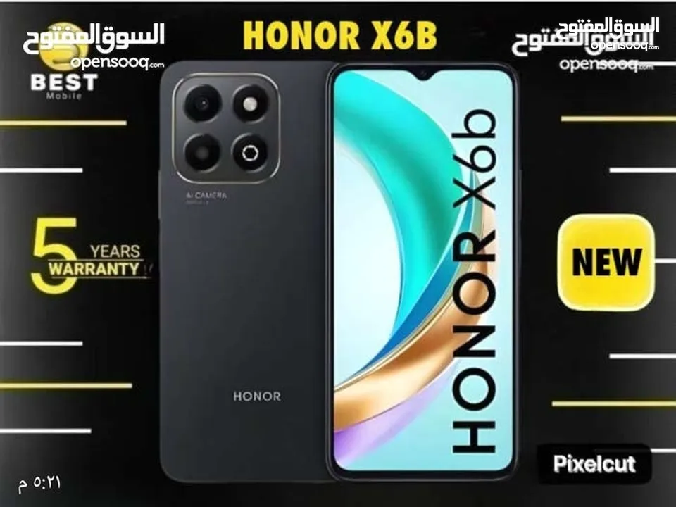 متوفر الأن بسعر مميز هونر اكس 6 بي // Honor x6b 128G 6G Ram