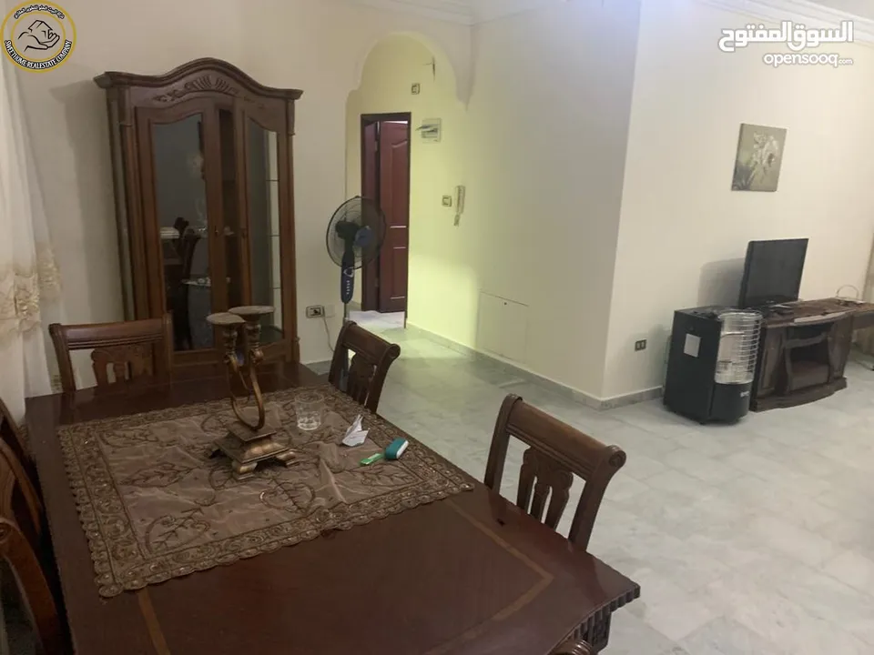 شقة مفروشة مميزة للبيع في الرابية  قرب شارع المدينة المنورة طابق ثاني 100م بسعر مغري