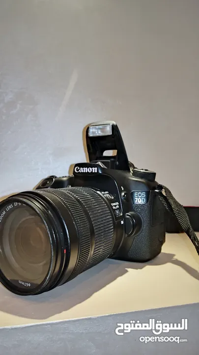 بكج تصوير احترافي متكامل – Canon 70D + عدسة 135mm + ترايبود + شنطة وفلاتر
