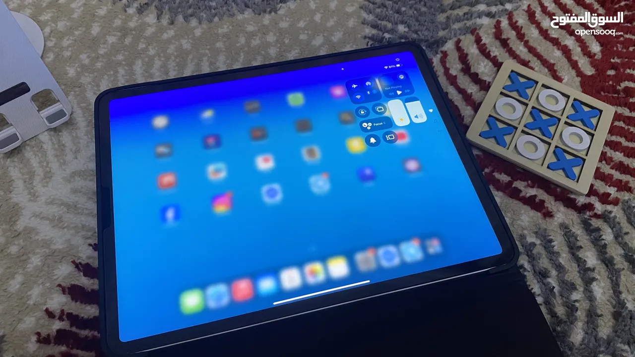 ‏iPad Pro M1  12.9in  256GB  Silver  آيباد برو أعلى صنف 12.9 انش أسبه بالجديد