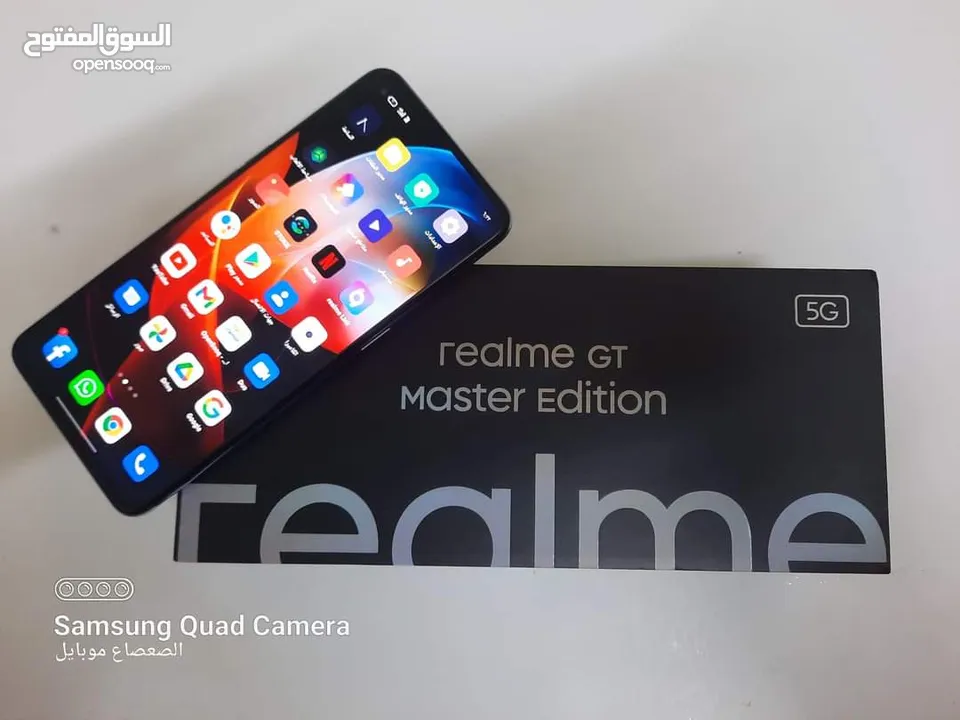 مستعمل وكاله Relmi GT Master 5G رام 16 جيجا 256 أغراضة والكرتونه الأصلية مكفول متوفر توصيل