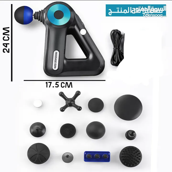 جهاز المساج المتطور 12×1 الجديد فرد جهاز مساج 12 راس شحن تدليك رجاج التدليك لكل الجسم