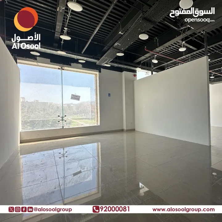 Shops available for rent in Al Khuwair,In a prime commercial area with excellent visibility