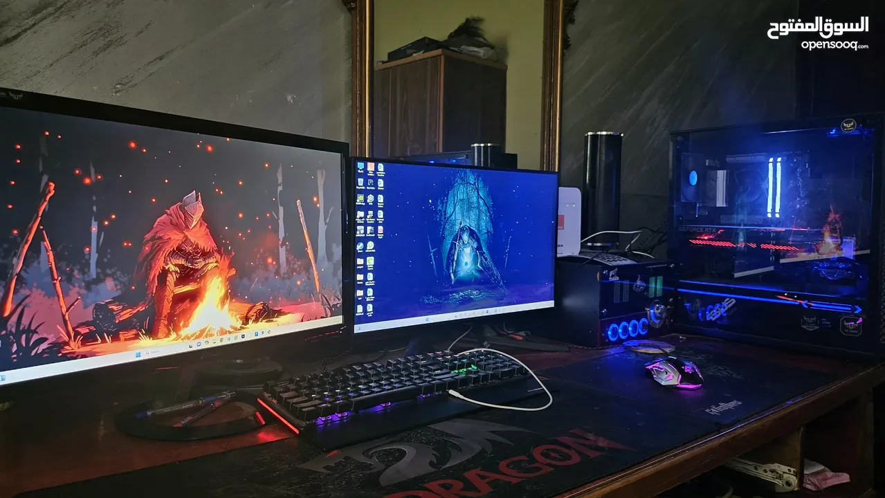 PC Gaming for sale كمبيوتر العاب للبيع بسعر مرتب