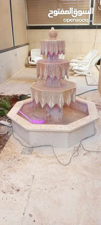 نوافير وشلالات جميع انواع الحجر البناء والديكوارات الستفسار الاتصال على الرقم وعلى واتس اب 077272750