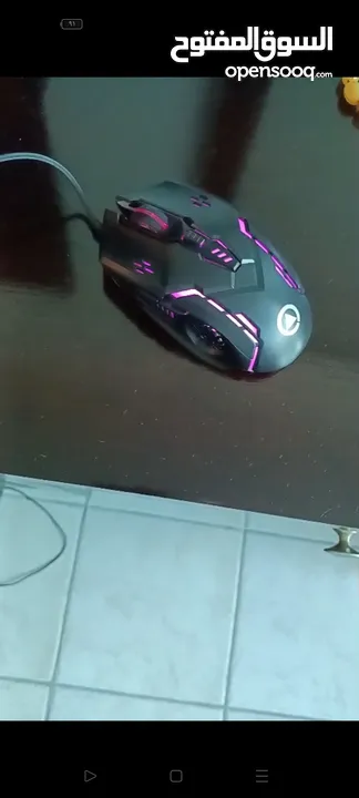 ماوس قيمينق بتصميم جميل ماوس ألعاب احترافي بإضاءة RGB ( قابل للتفاوض )