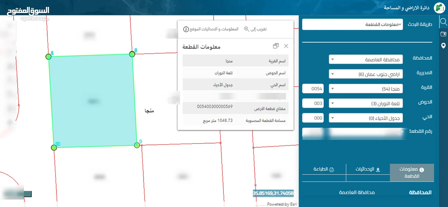 ارض مميزة جداً مساحة دونم و 84م تقع ع شارع امامي معبد / في اجمل مناطق منجا - تلعة النوران