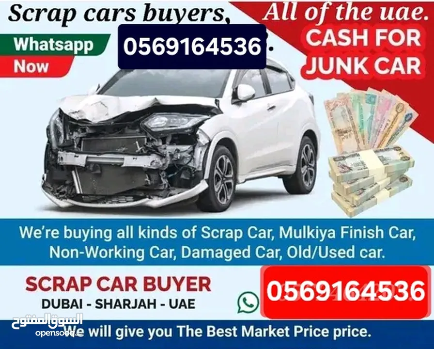 Scrap cars buying.