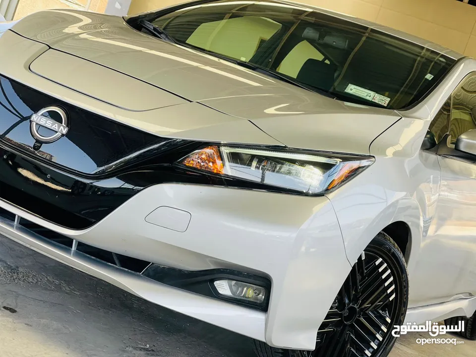 نيسان ليف الشكل الجديد  2023 leaf sv plus  60kw
