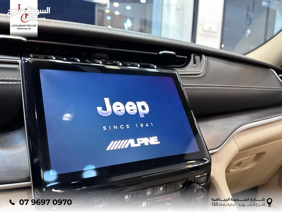 ‎جيب جراند شيروكي L ليميتد دفع رباعي V6 3.6L اعلى صنف 2022 ‏Jeep Grand Cherokee L Limited
