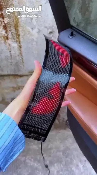 LED Flexible Screen إضاءة LED عيون شريرة للسيارة تحكم ذكي وألوان متعددة مرنة ومقاومة لكل الظروف