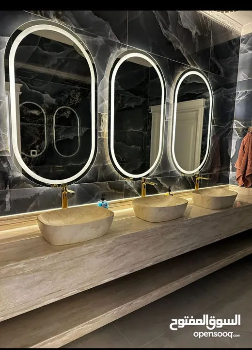 تفصيل مغاسل رخام صناعي مغسله كاونتر كاونترات corian كوريان كورين اكريليك مغسلة كوارتز بورسلان ديكور
