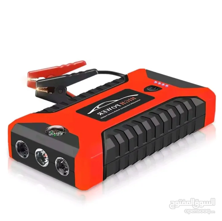 باوربانك طوارئ 12 فولت لتشغيل المركبات المتعددة وشحن الموبايل 12v emergency car jump starter