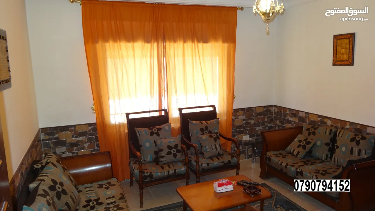 شقة مفروشة 1 نوم وصالة ومطبخ في مرج الحمام 90 متر للايجار