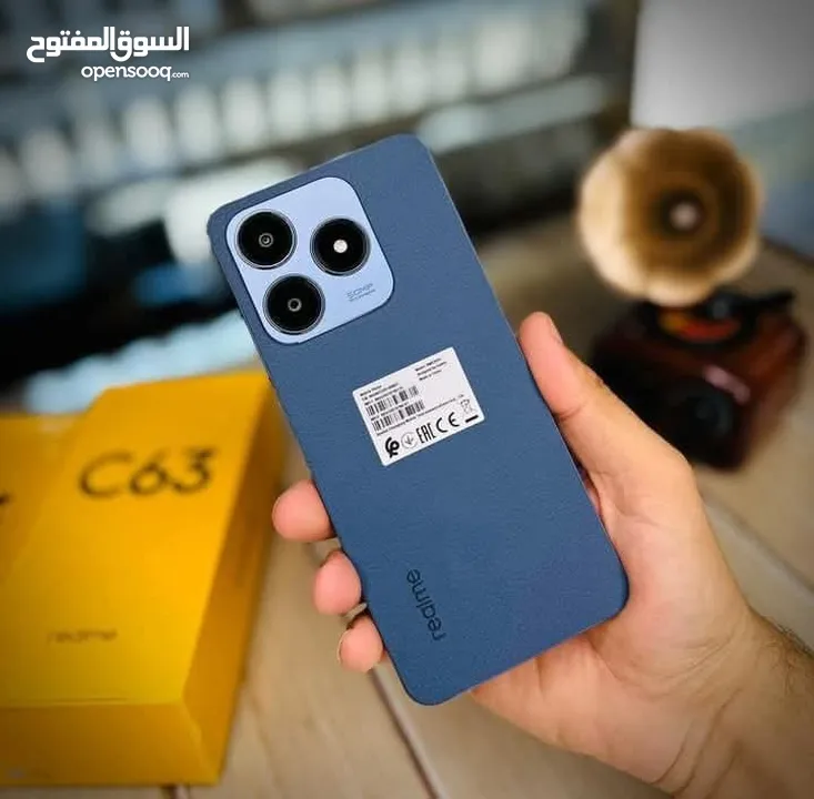 جهاز جديد بالكرتونة Relmi C63 رام 12 جيجا 128 مكفول سنة ونص متوفر توصيل