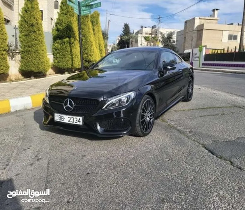 مرسيدس C180 كوبيه بحالة الوكالة AMG كت اصلي وارد غرغور