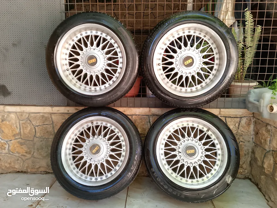 جنط مقاس bbs 17بحال الوكاله مسستم امامي خلفي ستاندر مش ملعوب فيه لا كسر ولا لحام للبيع مطلوب فيه 170