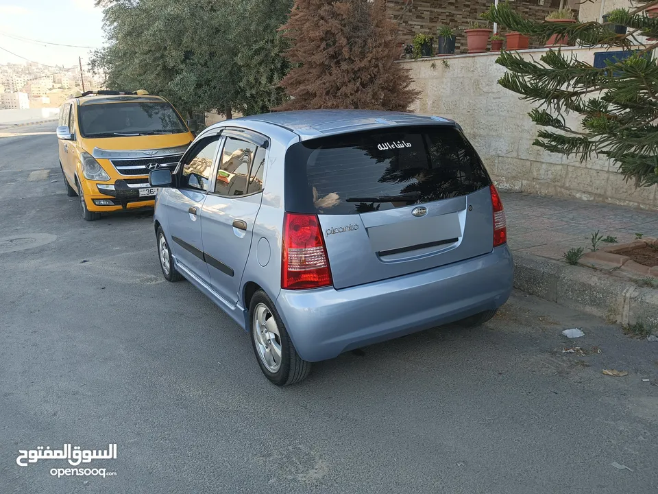 كيا بيكانتو 2006 اتوماتيك فحص كامل كرت أبيض للبيع