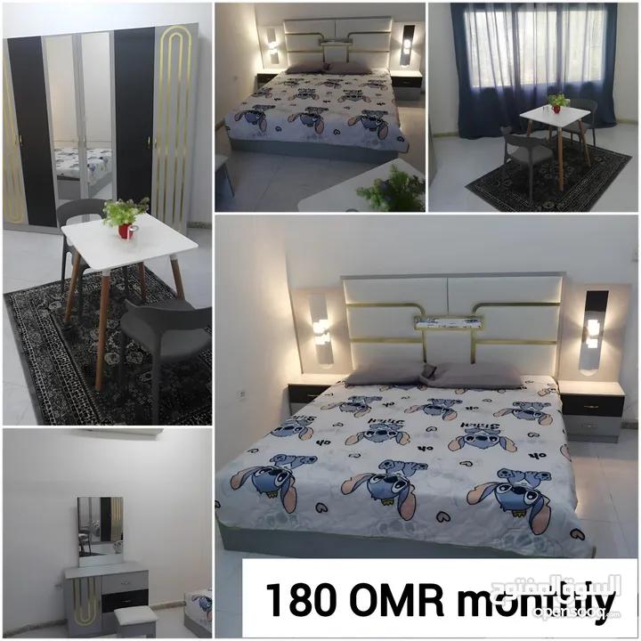 Furnished room for rent in Al Khuwair