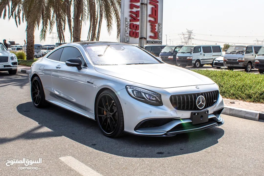 2015- S63 AMG COUPE // TAN INSIDE // IMMACULATE CONDITION // - ONLY 44,000 KM DONE