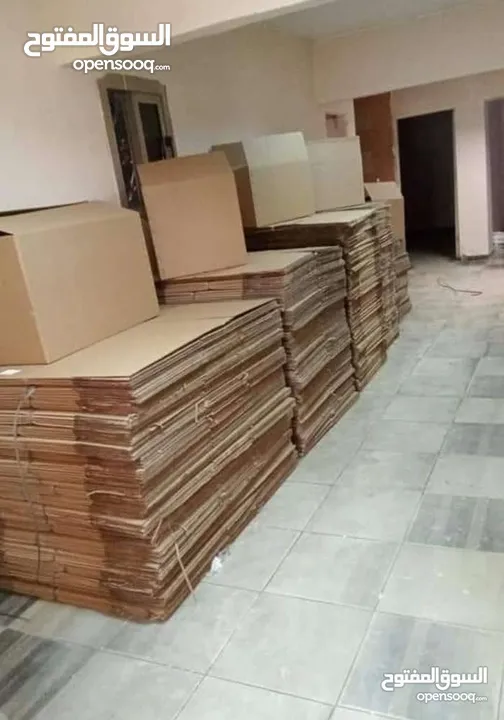 كراتين فاضيه  للبيع للنقل والشحن جميع الأحجام وبكميات لجميع الاستخدامات للنقل والشحن والطرود