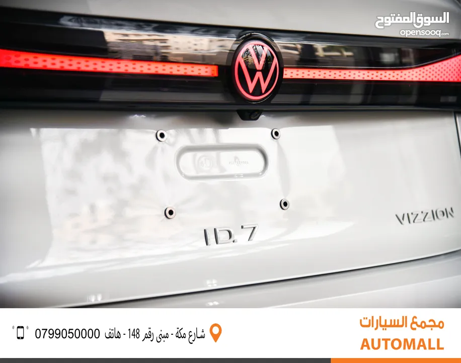 فولكسفاجن ID7 برو الكهربائية بالكامل 2023 Volkswagen ID7 VIZZION PRO EV