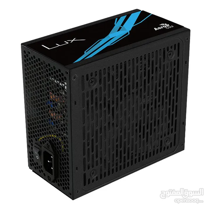 باور سبلاي - مزود طاقه لأجهزة الجيمنج بسعة 550 واط من شركة ايروكوول AEROCOOL LUX 550W 80+ BRONZE PSU