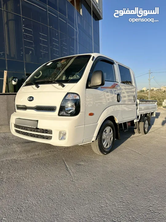 كيا بنجو Bongo 3 2018 دبل كابين فحص كامل اعلى صنف باقل سعر جمرك جديد المشتري اول مستخدم كاش او اقساط
