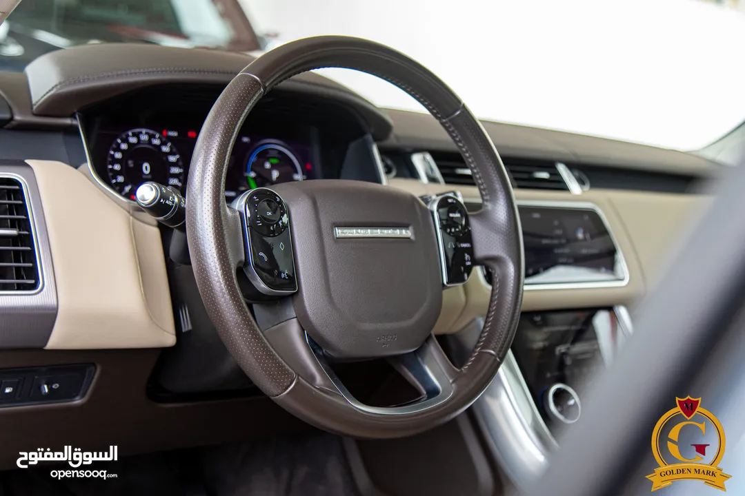 Range Rover Sport 2021 Hse Plug in hybrid  Black edition    السيارة وارد المانيا