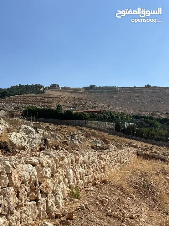 اجمل قطعة ارض للبيع جرش عنيبه حوض الحميدي مساحة الارض 3600متر مفروزه مسنسله مطله اطلاله مميزه جدا جد