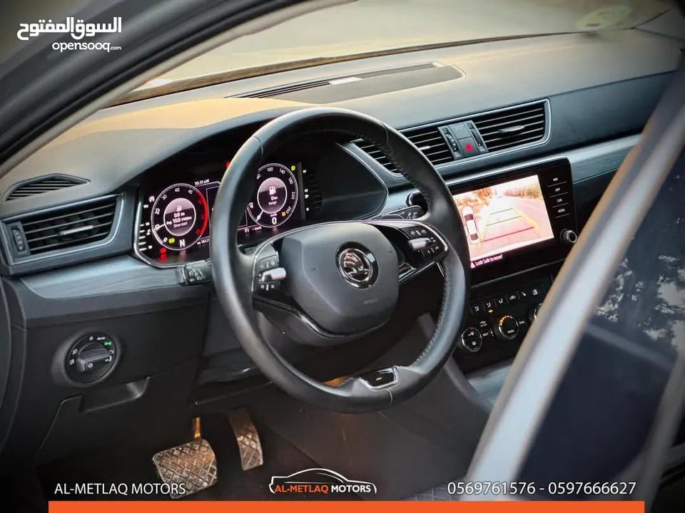 سكودا سوبير ديزل 150حصان ترخيص 2020. رام لله او الخليل