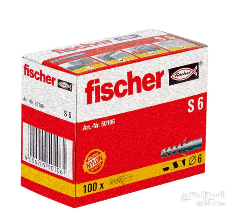 Fischer Expansion plug S 6 Germany