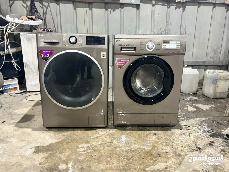 غسالات ونشافات وجلايات