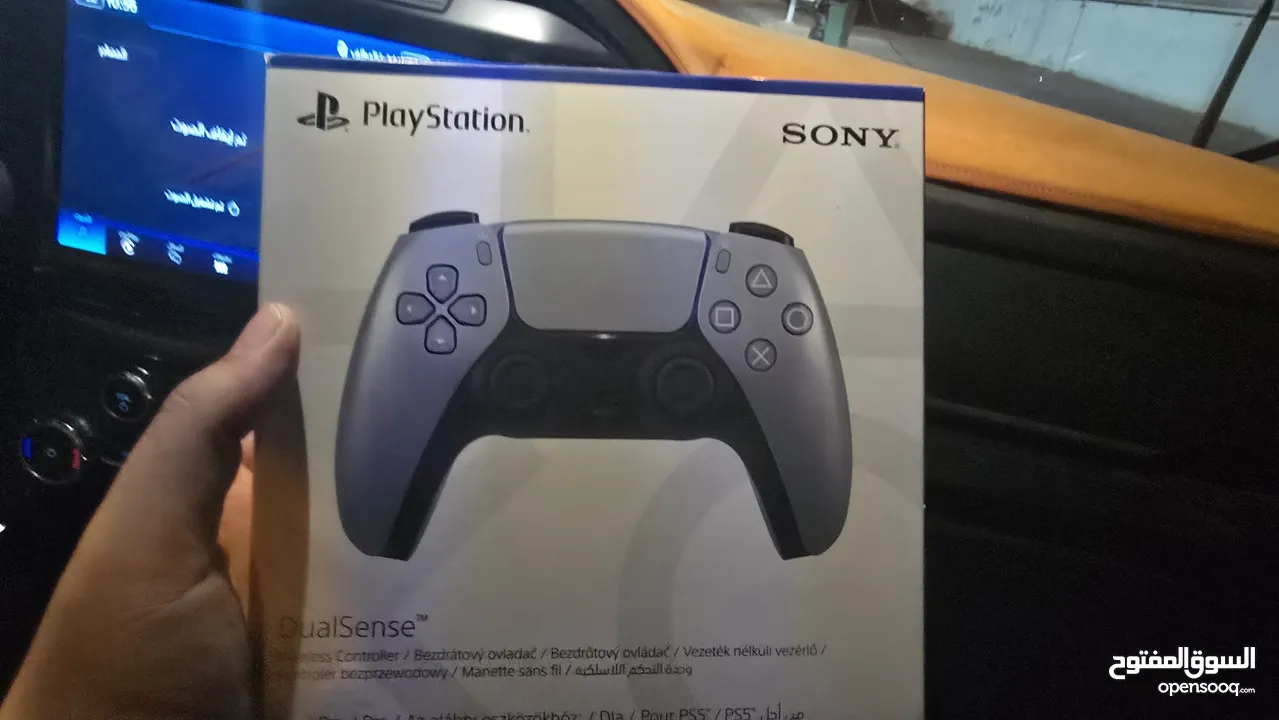 يده بلايستيشن 5 New PlayStation 5  controller Silver