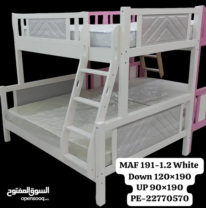 Brand New wood bunk bed with mattress available