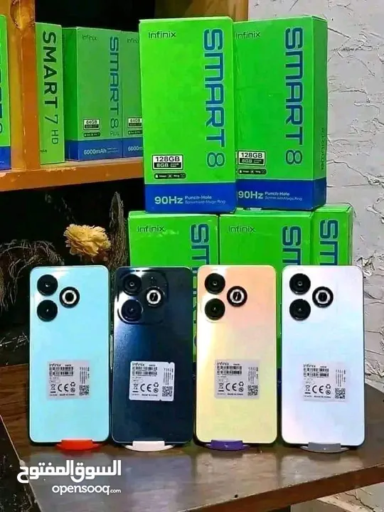 جهاز جديد بالكرتونة Smart 8 رام 4 جيجا 64 مكفول سنة متوفر توصيل