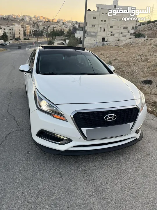 هونداي سوناتا فل كامل لمتد كرت ابيض 7 جيد