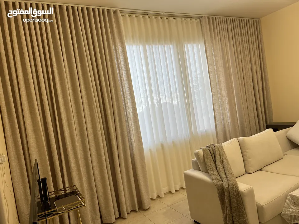 Blackout curtains sheer chiffon curtains