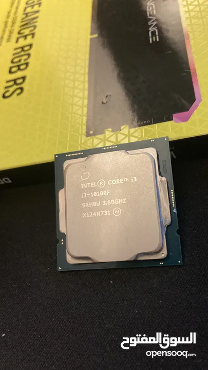 CPU Core i3-10100F 4-Core 8-Thread 4.30 GHz