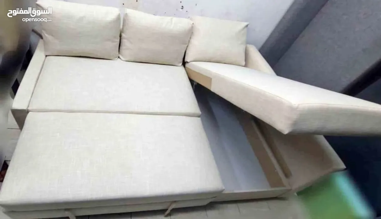 L Shape Sofa Come Bed For Sale Plus Storage