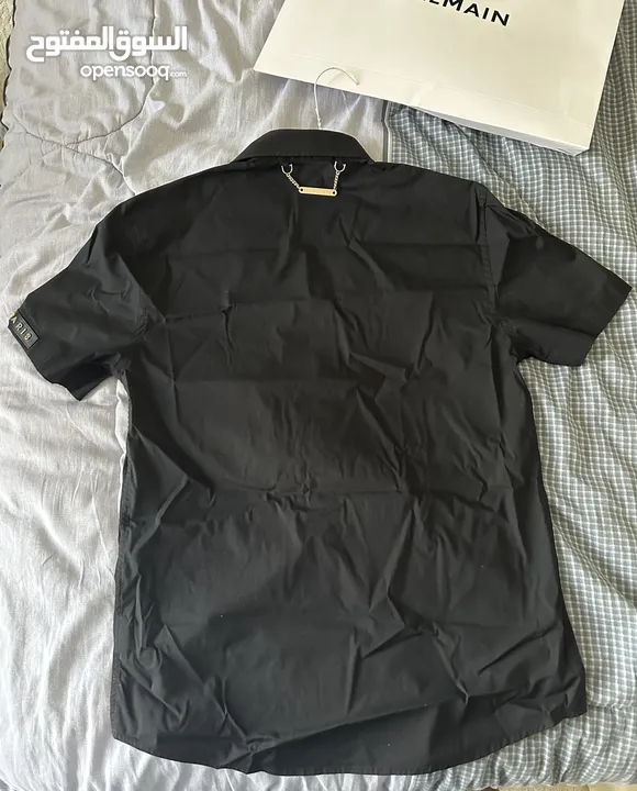 Black Balmain shirt (قميص بالمان اسود)