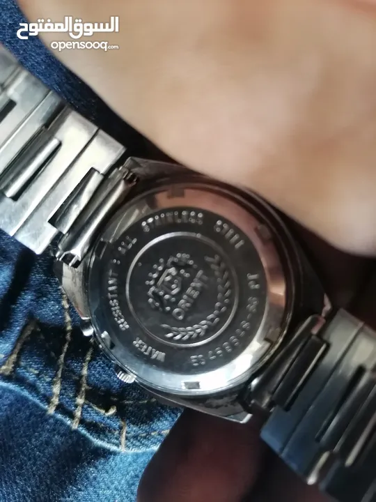 ساعة اورنيت يابانية قديمة اتوماتيك 21JEWELS شغالة بشكل كامل 