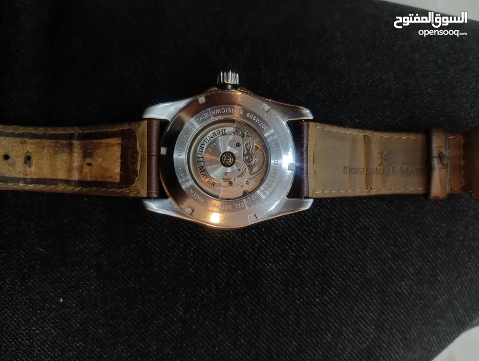 Bernhaed H. Mayer ساعة برنارد اج ماير  سويسري المنشا اصلي  انتاج خاص و محدود  رقم القطعة (307من4999)