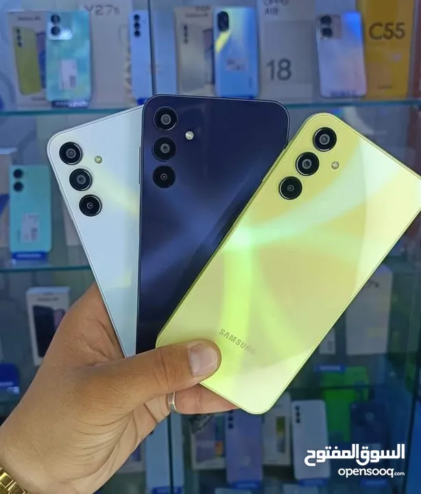 جديد Samsung A15 رام 8 و 12 و 16 جيجا 128 و 256 مكفول شركة هدية كفر ولزقه وشاحن الاصلي متوفر توصيل