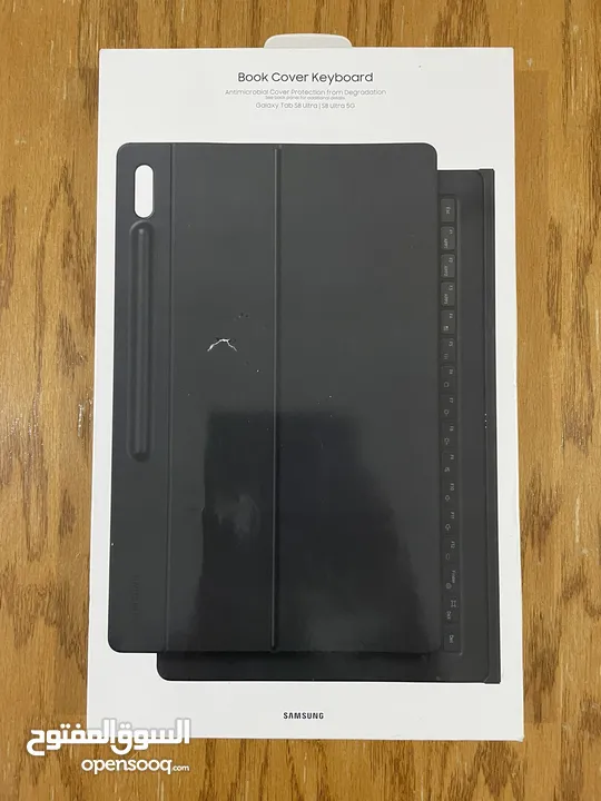 Samsung Tab S8 ultra book cover keyboard black new