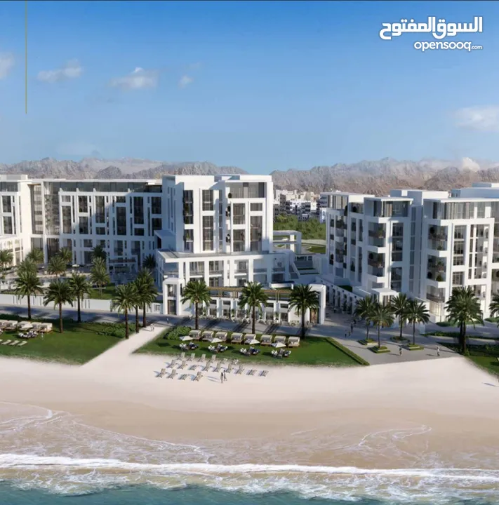 أرقي شقة على شاطئ القرم Apartment overlooking Qurum beach