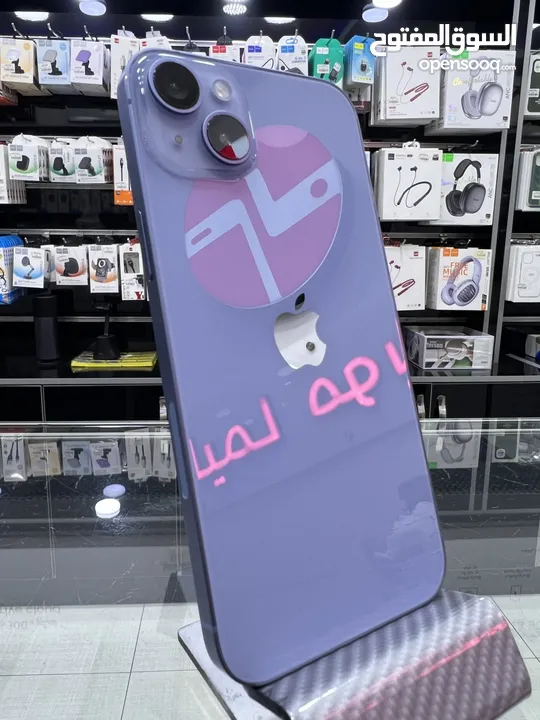 iPhone 14 Plus (256) GB ايفون 14 بلس مستعمل بحالة الوكالة غير مفتوح او مصلح نهائيا  وارد امريكي eSim