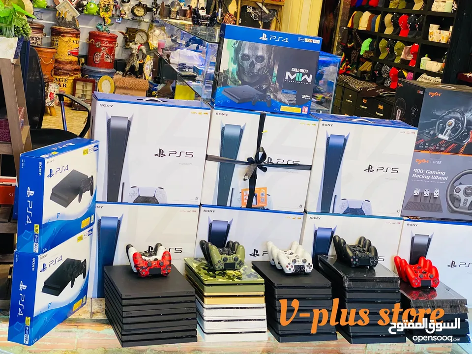 Ps4 fat بلاي ستيشن فور فات  بلايستيشن 4 فات مكفول لمدة سنة