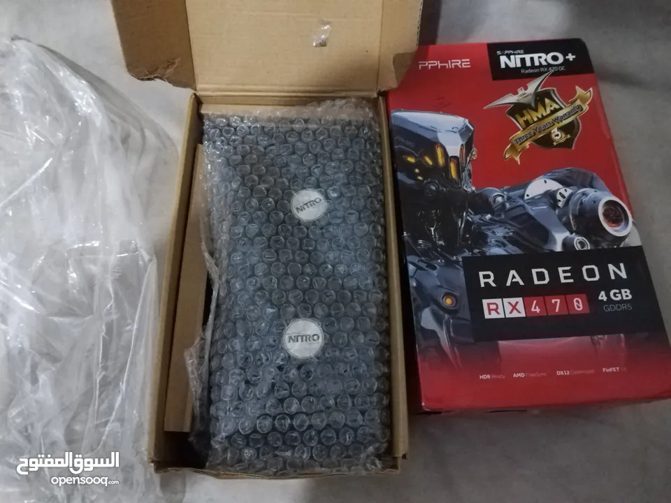 كارت الشاشه RX470 g4 RADEON